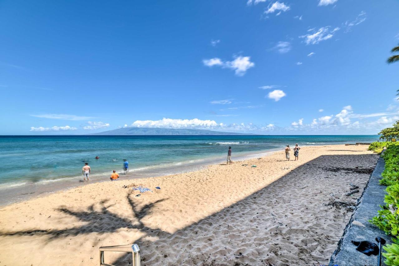 Cute Beachfront Condo With Lanai And Resort Pools Кахана Экстерьер фото